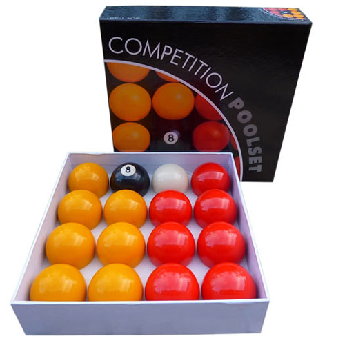 Billes billard 50.8 mm lot de 16 pour jeu américain - Le Dépôt Bailleul