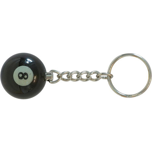 Porte-clefs boule de billard n°8