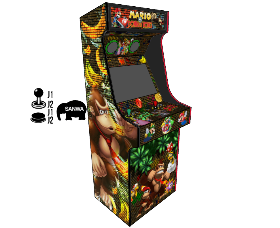 Borne d'Arcade Mario VS Donkey Kong