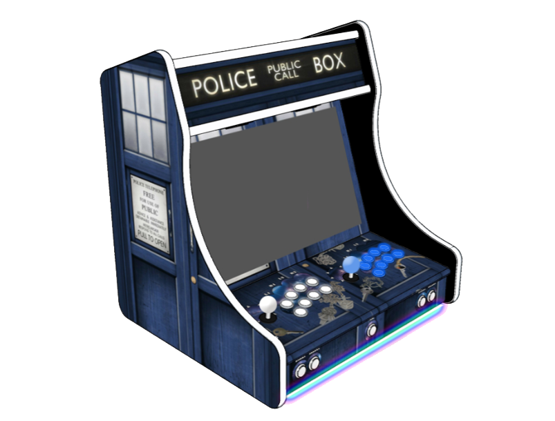 Borne d'Arcade Bar Top Doctor Who