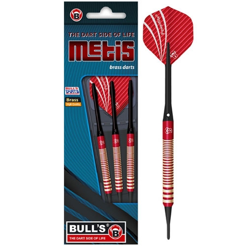 Fléchettes Bull's Metis Soft Rouge 18Grs