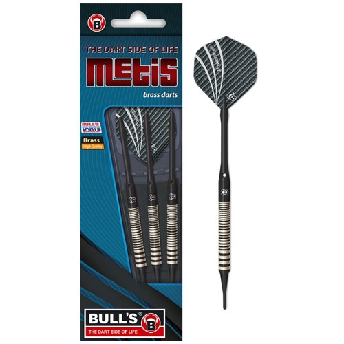 Fléchettes Bull's Metis Soft Noire 18Grs