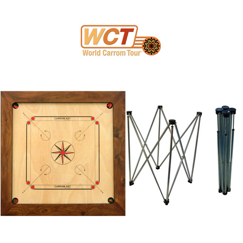 Pack Carrom W.C.T. Bulldog 93 cm avec pieds en aluminium