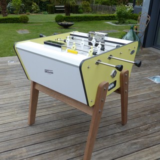 Baby foot Stella Toi & Moi Sixties outdoor jaune Pampelonne