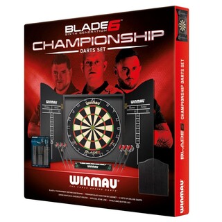 Pack complet Cible Winmau Blade 6 Championship  Armoire et Fléchettes