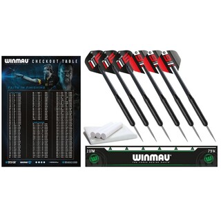 Pack complet Cible Winmau Blade 6 Championship  Armoire et Fléchettes