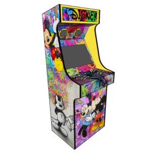 Borne d'Arcade Disney Pop Art