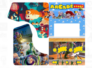 Borne d'Arcade Bar Top Toy Story